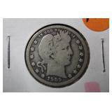1909 Barber Silver Quarter