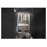1/4 oz .999 Pure Silver Bar