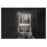 1/4 oz .999 Pure Silver Bar