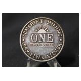 1994 1oz .999 Pure Silver Coin