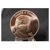 1oz .999 Copper President Donald J. Trump Coin