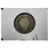 1892 Barber Silver Dime