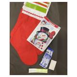 3 Large Christmas Stockings , Night B4 Christmas