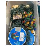 Large Lot of Christmas Lights in Tote