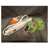 Power Strip, Christmas Dish & Switzerland Bell