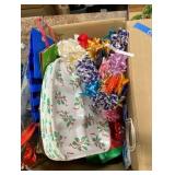 Lot of Gift Wrap, Bags, Bows, Stuffed Turkey, Etc