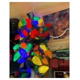 Two Strings of Large Christmas Tree Lights - Work