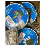 Three Wheels of Christmas Lights with Xtra Bulbs