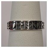 .925 Anchor Cross Purity Heart Band Sz5 R