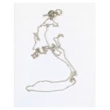 .925 Silver 18" Fine Chain