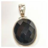 Silver Onyx Pendant