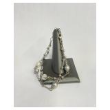 .925 Silver Pearl Bracelet