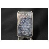 1oz .999 Pure Silver Bar