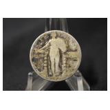 1928-D Standing Liberty Silver Quarter