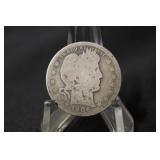 1906-O Barber Silver Quarter