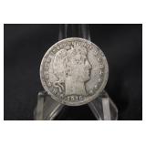 1916 Barber Silver Quarter