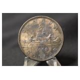 1966 Super Toned Canadian Silver Dollar