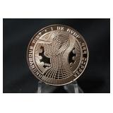 1oz .999 Bitcoin Solid Copper Coin