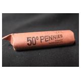 Roll of Uncirculated 1961-D Lincoln Cents