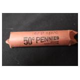 Roll of Uncirculated 1961-D Lincoln Cents