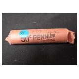 Roll of Uncirculated 1960-D Lincoln Cents