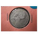 1947 Canadian Silver Quarter