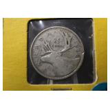 1938 Canadian Silver Quarter