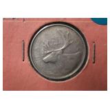 1954 Canadian Silver Quarter