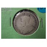 1912 Canadian Silver Quarter