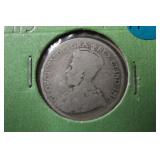 1913 Canadian Silver Quarter