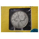 1946 Canadian Silver Quarter