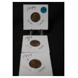 Lot of 3 Uncirculated Wheat Cents
