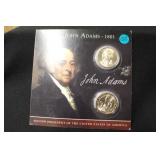 Uncirculated John Adams Presidential Dollar Set