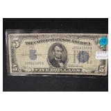 1934A $5 Dollar Silver Certificate