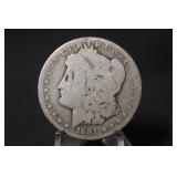 1881-O Morgan Silver Dollar