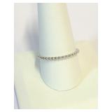 .925 Silver Band Ring Sz 11  H