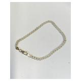 .925 Silver 8" Bracelet  4.0g     A