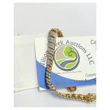 .925 Silver Bracelet   7.5" Long   18.5g     CR