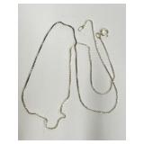 .925 Silver  16" Box Chain 1.3g    C