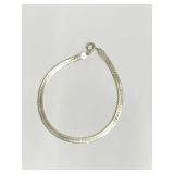 .925 Silver 7" Serpentine Bracelet  3.1g   A