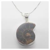 Sterling Silver Genuine Gemstone 18"Necklace