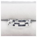 Sterling Silver Ring Sz9