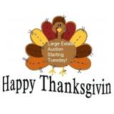 Large Estate Auction Starting Tuesday Night!