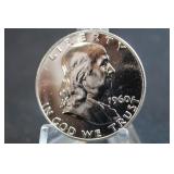 1960 Proof Franklin Silver Half Dollar High Grade