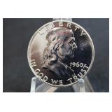 1960 Proof Franklin FBL Silver Half Dollar