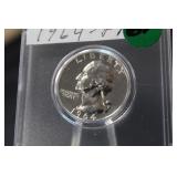 1964 Proof Washington Silver Quarter