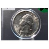 1960 Uncirculated Washington Silver Quarter