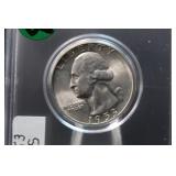 1953-S Uncirculated Washington Silver Quarter