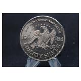 1984 Vintage 1oz .999 Pure Silver Coin