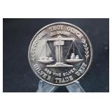 Vintage 1oz .999 Pure Silver Coin